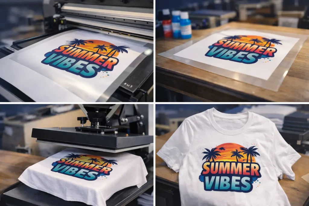 DTF process printing